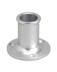 Upright Flag Pole Socket - Straight Bow (Marinium)